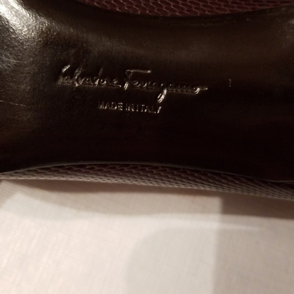 Salvatore Ferragamo Leather Pumps Brown Size 7 - Picture 4 of 7